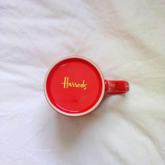 New vintage Harrods Mug - authentic Red - Picture 2 of 4